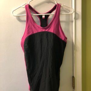 Skirt Sports Workout Tank - Pink/Black